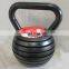New custom competition Indoor Wholesale Cheap Home Use 40lbs Customized Adjustable kettlebell With Plates