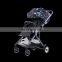 Lightweight foldable pushchair high landscape pram baby stroller