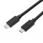 USB3.1 Gen1 3A Type C to C Fast Data Transmission Cable Charge Cable Wire with/Without E-MARK for Mobile Phone