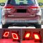 1Pair reflector LED Rear Bumper Light Fog Lamp Brake Light Turn Signal For Toyota Highlander 2015 2016 2017 2018 2019