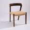 Danish design Darwen rattan chair in solid wood frame