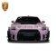 LB.2 style body kit fit for Nissan gtr r35 model car fiberglass material