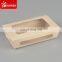 Bamboo fibre bamboo pulp paper salad box with window