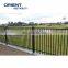 Horizontal aluminium slat fence panels for building wall