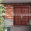 Solid Wood & oil painted main double door design Wooden door for villa & house, luxury & decorative