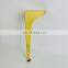 Sofa Legs 100mm - 300mm Iron Tapered Decoration Support Hardware Gold Brass Steel Furniture Feet Cabinet Chrome Metal Sofa Legs