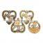 animal shape wooden christmas decorative hanging felt ornament for events hanging christmas ornaments laser cut