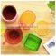 Hot selling Fruit Shape PVC Kitchen Accessories Cup Pad, Colorful Unique Slice Silicone Drink Cup Mat