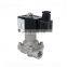 COVNA 1 inch 12V DC Normally Closed High Temperature Stainless Steel Steam Solenoid Valve