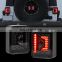 3D Tail Light Rear Lamp For Jeep Wrangler JK JKU 2007-2018 With DRL+Reverse+Brake Compatible