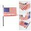 37CM Black Aluminum Multifunctional Flagpole USA Flag Antenna for Jeep Wrangler JK