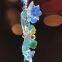 Colored Glass Luxury Rearview Cabbage Car Charm Hanging Pendant Large Size