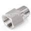 Hot sale factory direct supply SS 304 Available in multiple sizes BSP NPT thread Reducing Pipe Adapter fitting