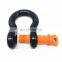 Custom Forged 4140 Alloy Steel Bow Shackles with safety bolt pin