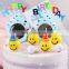 High Quality 4pcs/bag  Smile Candle Birthday Candle for Cake Decoration Birthday Party Supplies
