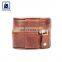 New Classic Design Nickle Fittings Zipper Closure Type Jewelry Organizer Genuine Leather Storage Box for Global Buyers