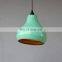Colorful Spun Bamboo Light Farmhouse Pendant Lamp, Handmade chandelier