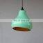 Colorful Spun Bamboo Light Farmhouse Pendant Lamp, Handmade Chandelier