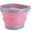 Creative Multifunctional 10 Liters Portable Outdoor Car Wash Bucket 5 Gallon Buckets Foldable Bucket