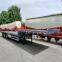 Low flatbed semi-trailer Logistics transport vehicle Export semi-trailer