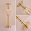 Gold Wedding Road Lead Flower Holder Metal Flower Stand for Wedding Table Centerpiece Wedding Decorations