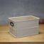 Household Aluminum-Magnesium Alloy Lidless Storage Box – Stylish & Practical Home Organizer