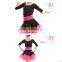Latest design latin dance costume for kids competition with drill good quality latin dance costume