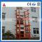SJG Hydraulic Cargo Lift/guide Rail Lift/goods Lift for Warehouse