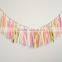 Party,Weddings, Nursery, Bedroom,Store,Photography Decorations Customizable Mini Tissue Paper Tassel Garland---25cm