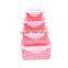 4pcs rectangle plastic storage box with lid