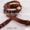 Fancy Rhinestone Buckle Braided Strap PU Belt For Ladies -- E1533