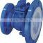 Steel PFA Lined Baiting Valve ANSI Discharge Ball Valve