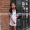 lotus leaf botttom children girl suit dress short sleeves baby girl dress OEM service