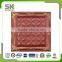 Contemporary Bed Room 3D Embossing Faux Leather Wall Covering