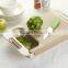 Plastic Cutting Board With Drawer Removable Foldable Antibacterial Non Slip Chopp Board