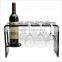 Elegant Acrylic Bent Wine Display for Bottle Stand