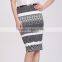 Lady Short Elastic Pencil Dress Midi Skirt Printing Slim Package Hip Skirt                        
                                                Quality Choice