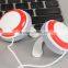 wholesale lightweight hot sale colorful wire headphone