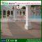 Grooved deck flooring for outdoor garden decoration
