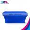 advertise used spandex exhibition custom stretch table cloth and table cover