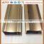 Champagne anodized aluminum extruded profile interior door