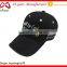 Custom Design Embroidery Black Cheap Golf Baseball Hat Sports Men Good Quality 100% Cotton Twill 6-Panel Golf Caps Hats