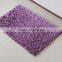 chenille floor mat with anti slip base polyester room mat