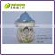 Polyresin artificial cute wooden bird house for your yard decoration