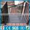 black color outdoor wrought iron portable spiral stairs