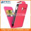 Set Screen Protector Stylus And Case For Samsung Galaxy Ace Plus S7500 , Purple Leather Wallet Smartphone Cover