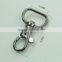 Hot sale metal 19mm d shape key chain hook
