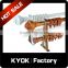 KYOK New design wood grain aluminum alloy curtain poles,double aluminum alloy curtain poles,plastic curtain rings wholesale