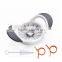 16 Stainless Steel BladesApple Slicer with Bonus Clean Brush & Orange Peeler