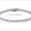 classical style women men bijoux jewelry 925 silver with cubic zirconia tennis bracelets